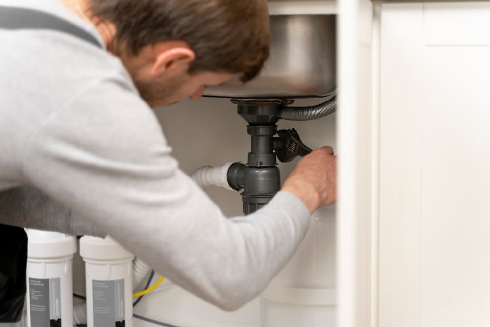Instalacion de fontaneria en el baño